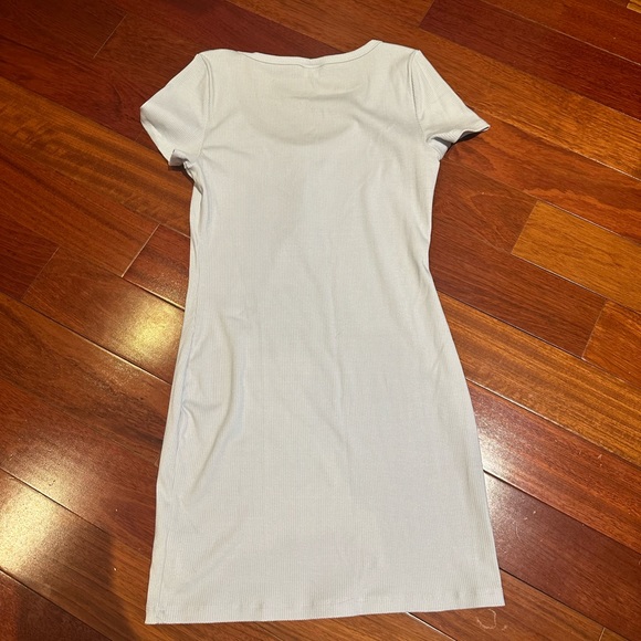 Aritzia Sunday Best JAX Henley mini dress LIGHT BLUE - Picture 7 of 7